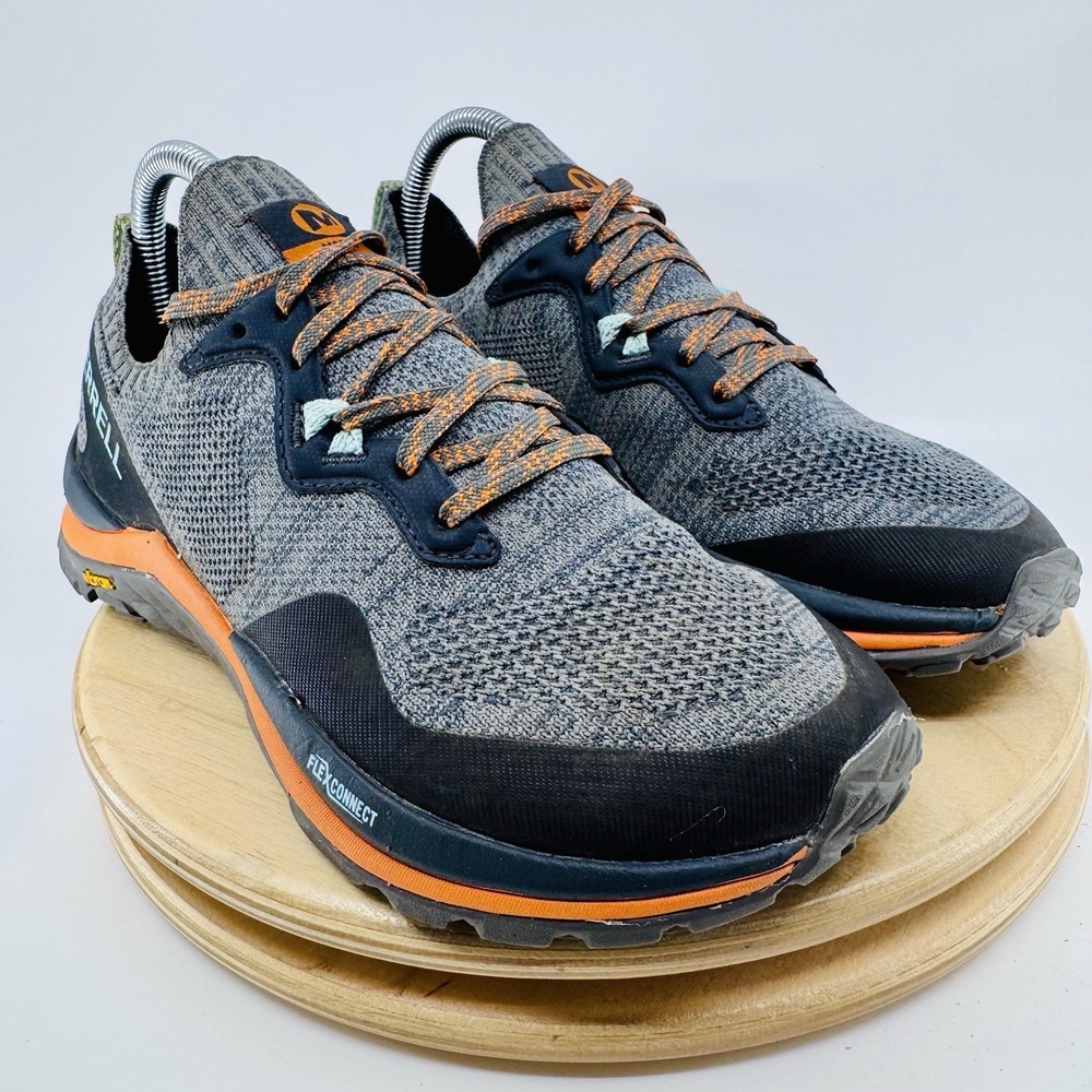 Merrell Mag-9 Trail Running Shoes Women's 8 Gray Vibram Hiking Sneakers